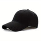 Men Women Plain Curved Sun Visor Baseball Cap Hat Solid Color Fashion Adjustable