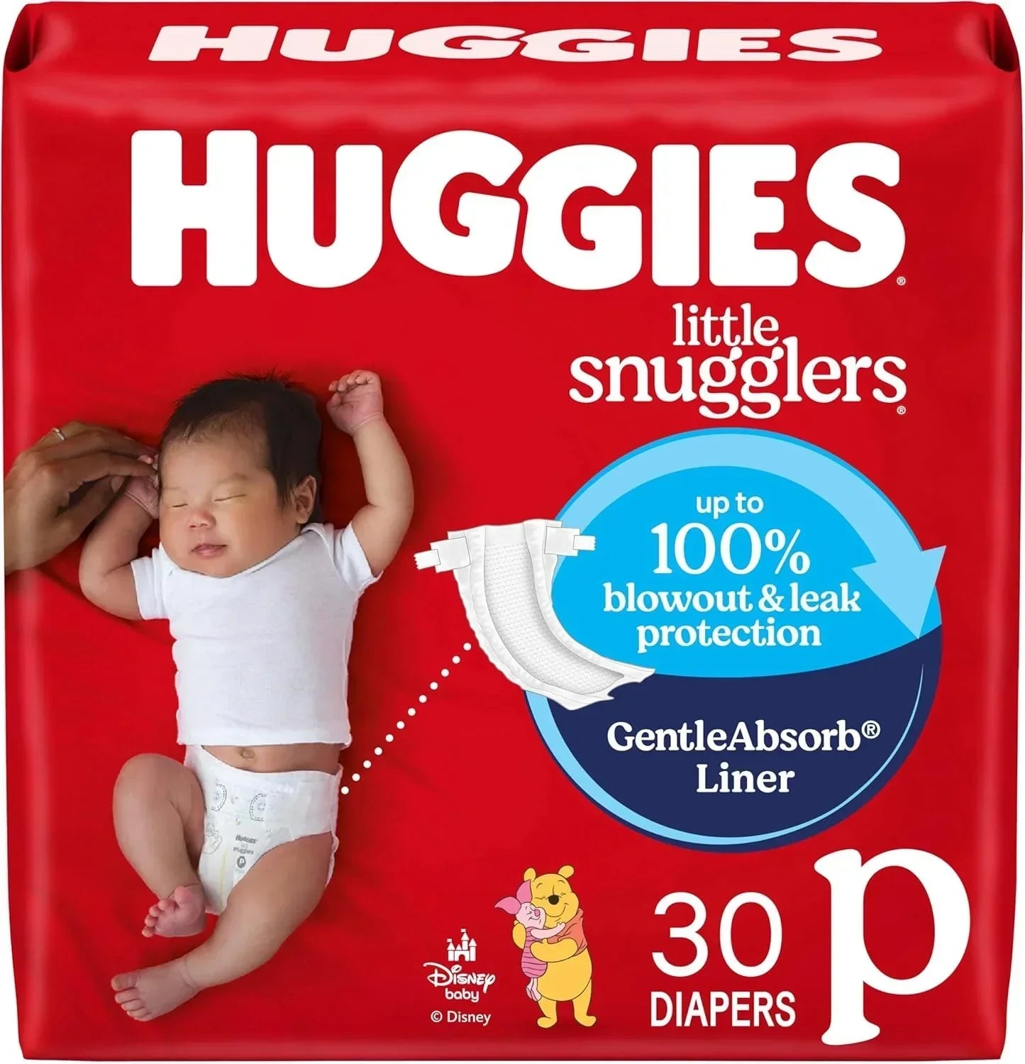 Huggies Premmie Nappies (Up to 3Kg) 30 Count
