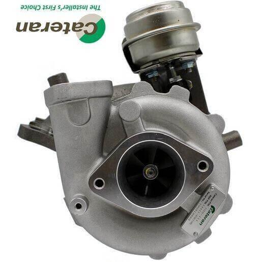 Cateran turbocharger for tractor and truck engine parts, durable metal construction with visible turbine wheel