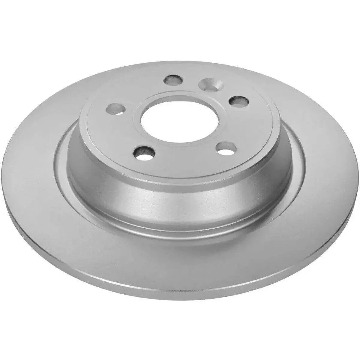 Metal brake rotor for tractor parts, featuring five lug holes and smooth surface