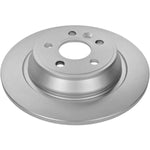 Metal brake rotor for tractor parts, featuring five lug holes and smooth surface