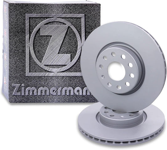 Zimmermann 100.3300.20 Front Disc Brake Rotor Pair for VOLKSWAGEN 100 3300 20