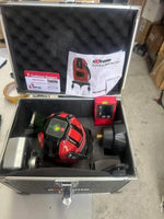 eXtreme XL2G Green Multi-line Laser Level in protective case with accessories