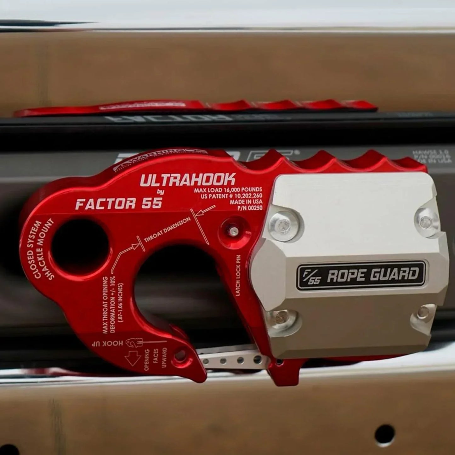 Factor 55 UltraHook Rope Guard for Synthetic Rope Protection