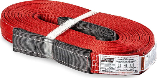 Factor 55 Standard Duty Tow Strap 9.1m, (14 Ton) Made in USA