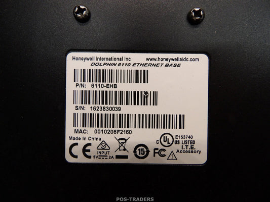 Honeywell 6110-EHB Charging Cradle Ethernet Base For Dolphin 6110 LAN - EXCL PSU