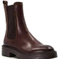 & OTHER STORIES Leather Chunky Sole Pull on Boots Brown Size EU 40