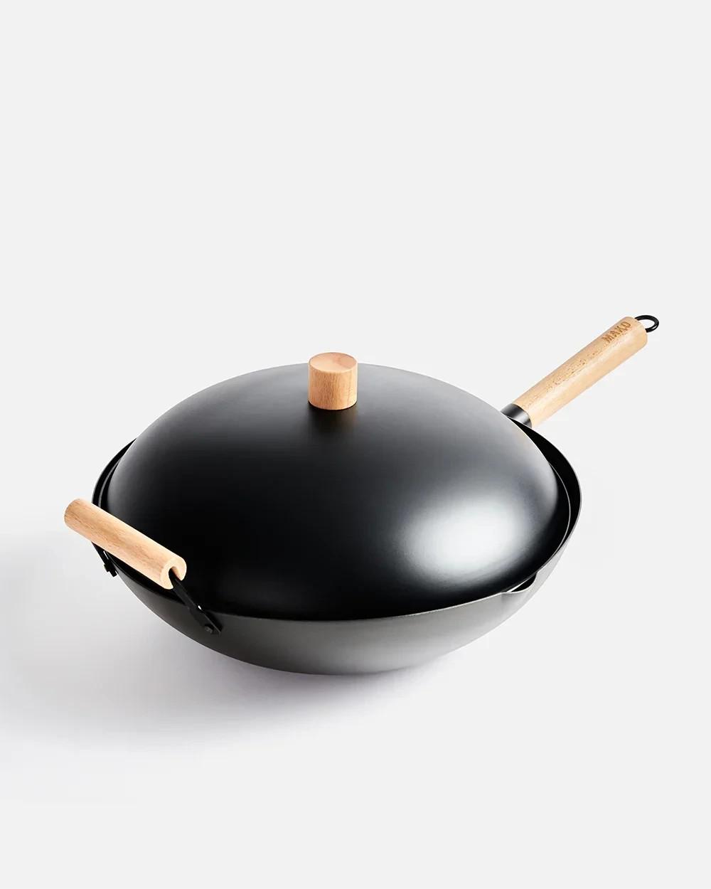 MAKO 14 Wok Lid Gift-boxed Non-Stick Coating- Aluminium-Silicon Alloy just (Lid)