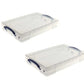 2 PACK Really Useful 10 Litre A3 Paper Storage Box Stackable Storage Box