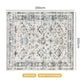 Marlow Floor Rug Vintage Short Pile Washable Carpet Soft Plush Non Slip 200x230
