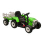 12V Kids Ride On Tractor Toy Electric Car Battery Kids Operated Toddlers - Green