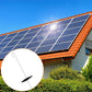 QWORK 100-Pack Stainless Steel Solar Panel Guard Clips with Self-Locking 38mm