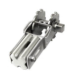 Stainless steel industrial latch for heavy-duty applications, durable and corrosion-resistant