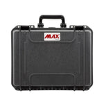MAX brand rugged black tool case with handle, made in Italy