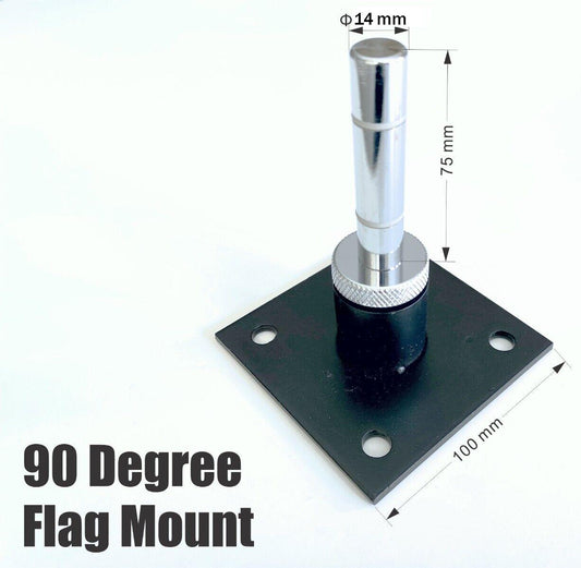 90 Degree Flag Wall Mount Base for Flag Banners Teardrop Banners Feather Banners