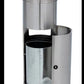 Wow Wipes Standing Stainless Steel Dispenser + Bin Freestanding