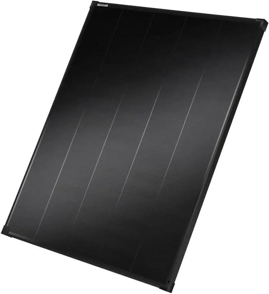 Black solar panel with sleek design for renewable energy systems