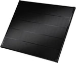 Black solar panel with sleek design for renewable energy solutions