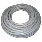 Coiled gray Anaconda Sealtite liquid tight conduit, sunlight resistant, for industrial use