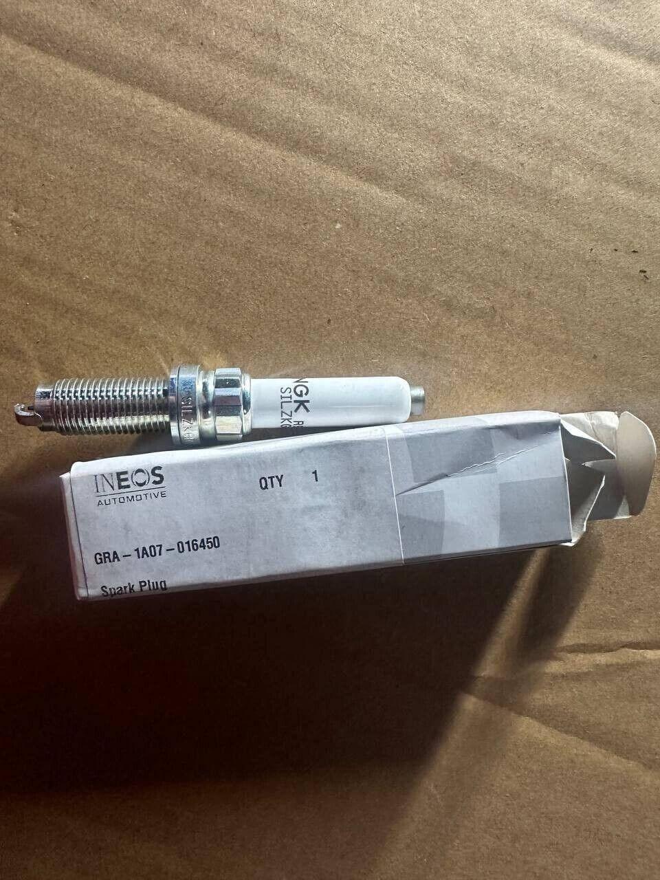 INEOS Automotive spark plug with packaging, compatible with tractor and truck parts