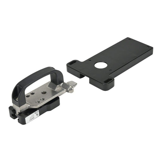 IDEM 527002 handle and mounting plate, slide. For use with UGB series 4-station