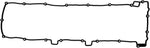 Black rubber gasket for tractor engine valve cover, compatible with AGCO and EATON parts