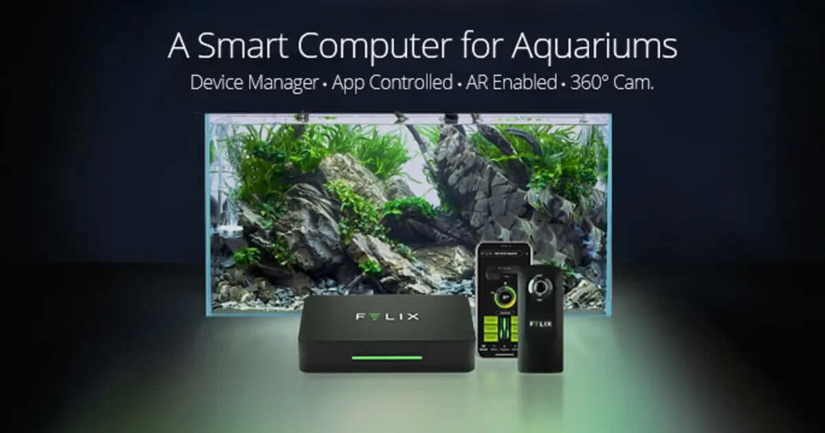 Felix Permium Smart Aquarium Controller System, App Light Meter for Aquarium
