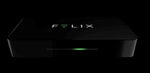 Felix streaming media player with green power light on black background