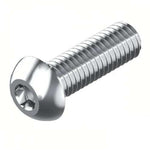 Stainless steel socket head cap screw with hex drive, precision machined for industrial applications