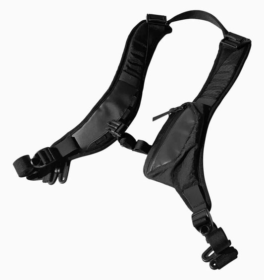 Code of Bell Backpack Harness Kit in black, durable nylon for added comfort and style. Dimensions 130 x 110mm.