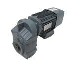 Industrial gear motor with integrated reducer, suitable for tractor and heavy machinery applications