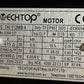 TECHTOP 5.5 kW High Efficiency Motor 4 Pole 132S Frame 1460 RPM  38mm Shaft