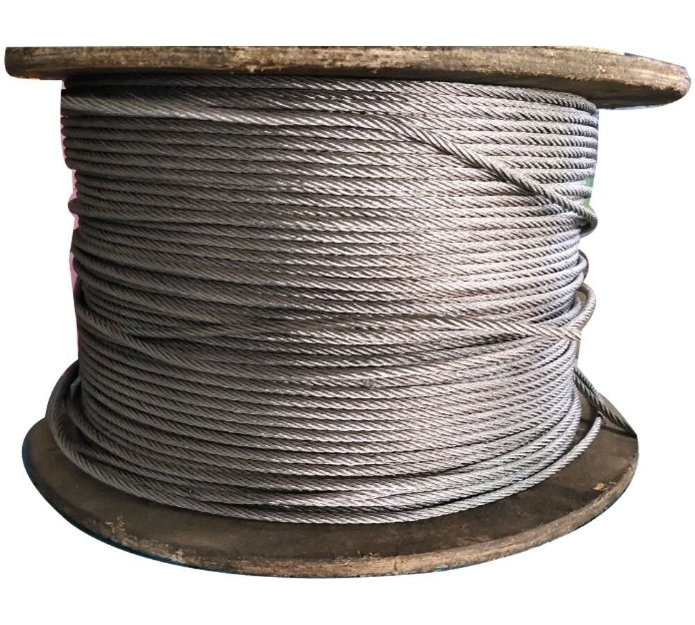Wire Rope 36/20mm Construction - 316 Stainless Stee