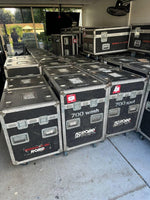 ROBE 700 wash and 700 spot stage lighting cases, durable road cases for event gear transport