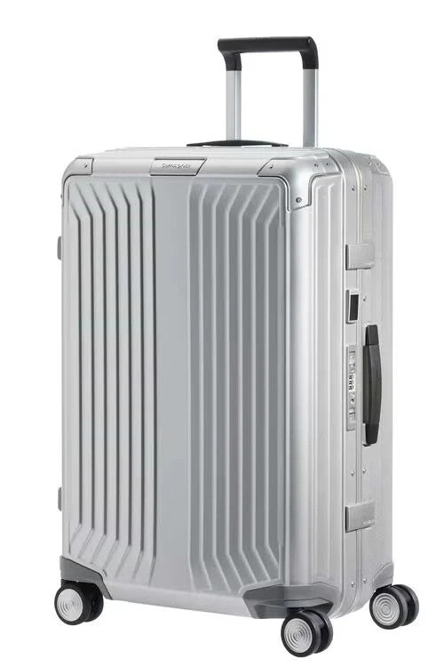 Samsonite Lite-Box ALU Medium 69cm Hardside Suitcase Aluminium 22706