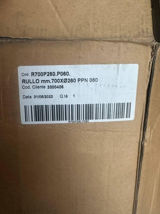 Sweeper Roller Suitable For Kenter 71AHB Plus / 71AHV  Dimensions 700/265 mm