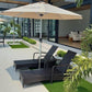 Center Pole patio umbrella Solar light 3 Meter wide 2.5 Highet Heavy duty