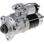 Heavy-duty tractor starter motor for AGCO and International truck parts, robust metal construction