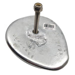 Metal tractor part with threaded bolt, labeled Made in China, for AGCO or EATON equipment