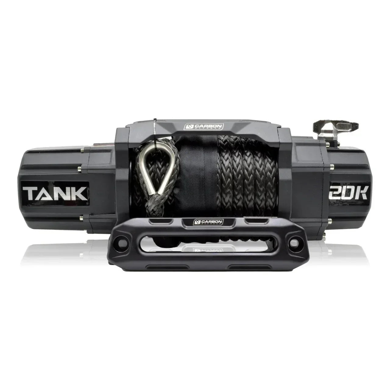 Carbon Offroad Tank 20000lb 4X4 Winch Kit | 12V IP68 | CW-TK20