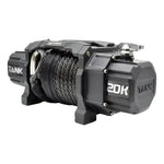 TANK 20K heavy-duty winch with synthetic rope for off-road towing and recovery