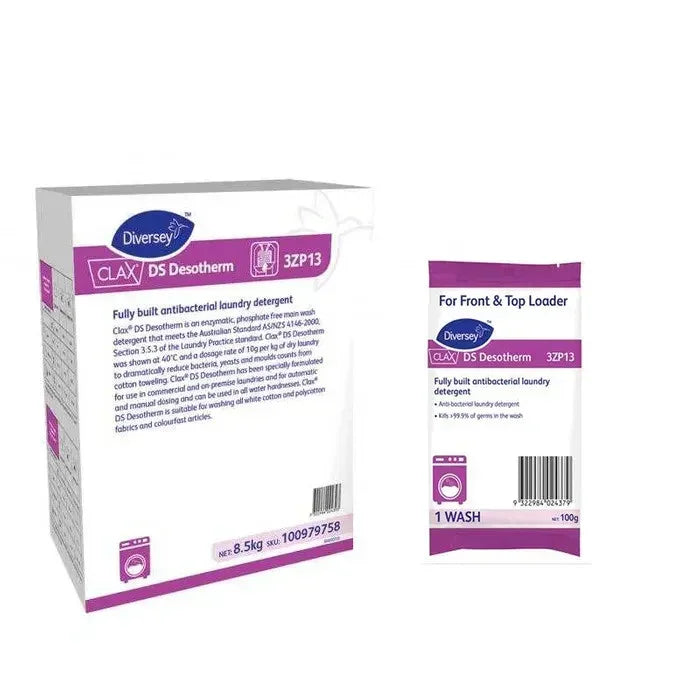 Diversey Clax Ds Desotherm 3Zp13 8.5Kg high-performance antibacterial laundry