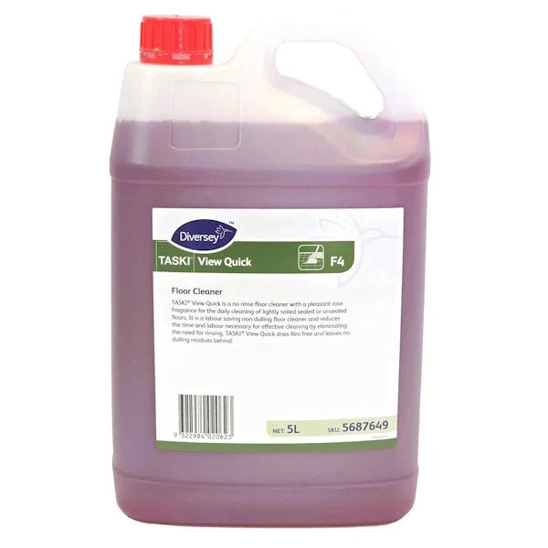 Diversey View Quick Floor Cleaner - Quick Clean, No Residue