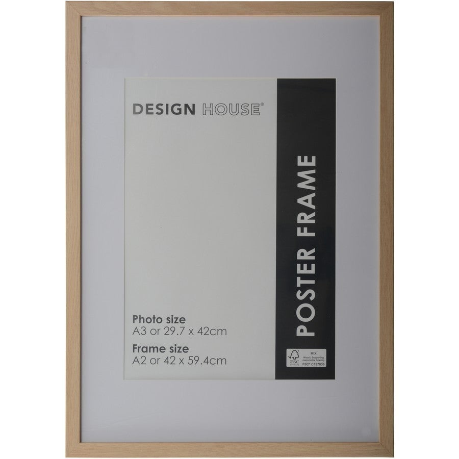 A2 Poster Frame DESIGN HOUSE A3 Photo size