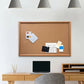 vision chart Oak Finish Frame Cork Pinboard 900 x 600mm Includes 4x white push