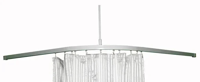 BENDTECH Standard L-Shaped Shower Curtain Track 1600x1600mm White Australia made