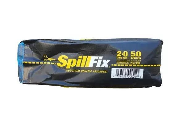SpillFix industrial organic absorbent for oil, fuel, and chemical spills – 2.0 cubic feet