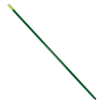 Green mop handle with lime green grip, ideal for cleaning tools and janitorial supplies