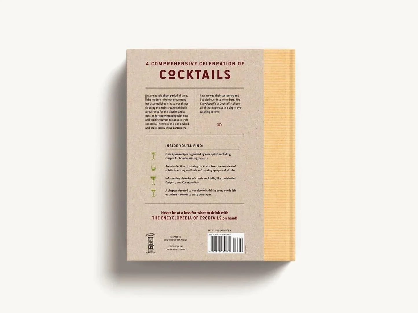 The Encyclopedia of Cocktails: Over 1,000 Cocktails for Every Occasion by The Co