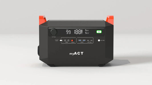 Portable Power Station 1000W 998Wh myACT AP1002 Fast charging function
